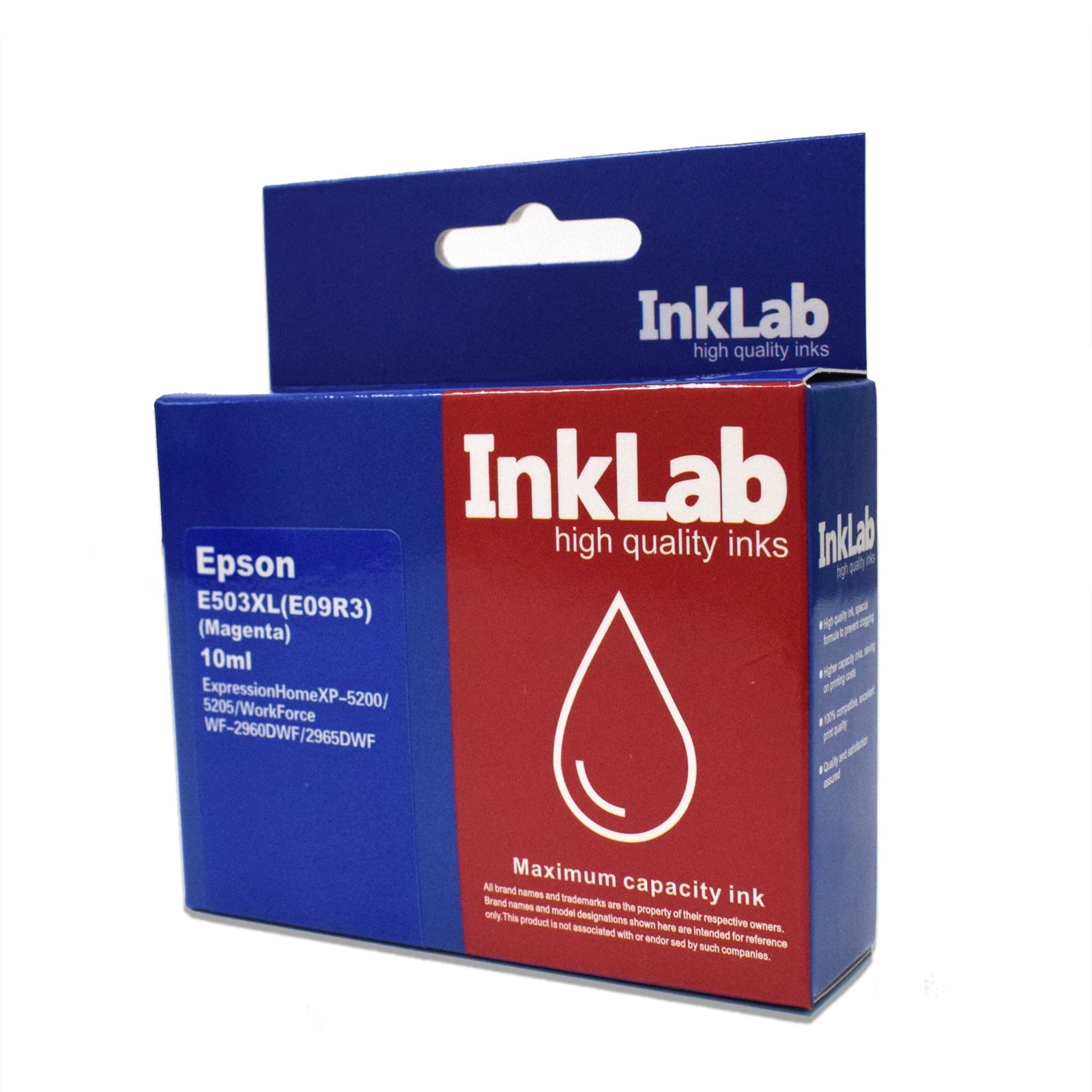 InkLab 503XL Magenta Ink Cartridge - High Yield Epson Compatible