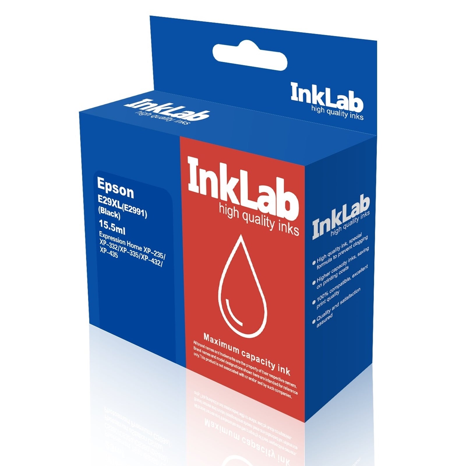 InkLab 29XL Compatible Black Ink Cartridge - High Yield Epson