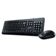 Genius KM-160 Wired Keyboard Mouse Combo - Spill-Resistant UK Layout