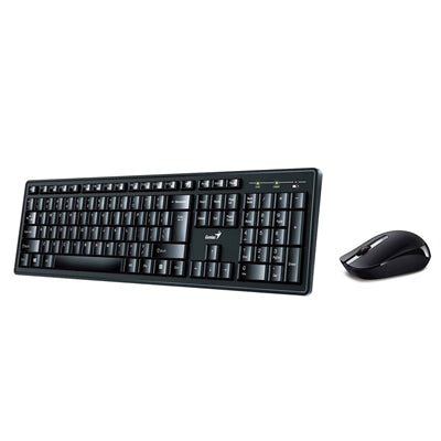 Genius KM-8200 Wireless Keyboard Mouse Combo UK Layout Black