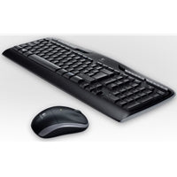 Logitech MK330 Wireless Keyboard Mouse Combo UK QWERTY 2.4GHz Black