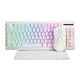 Marvo CM310 White TKL Gaming Bundle - 87-Key RGB Keyboard & Mouse