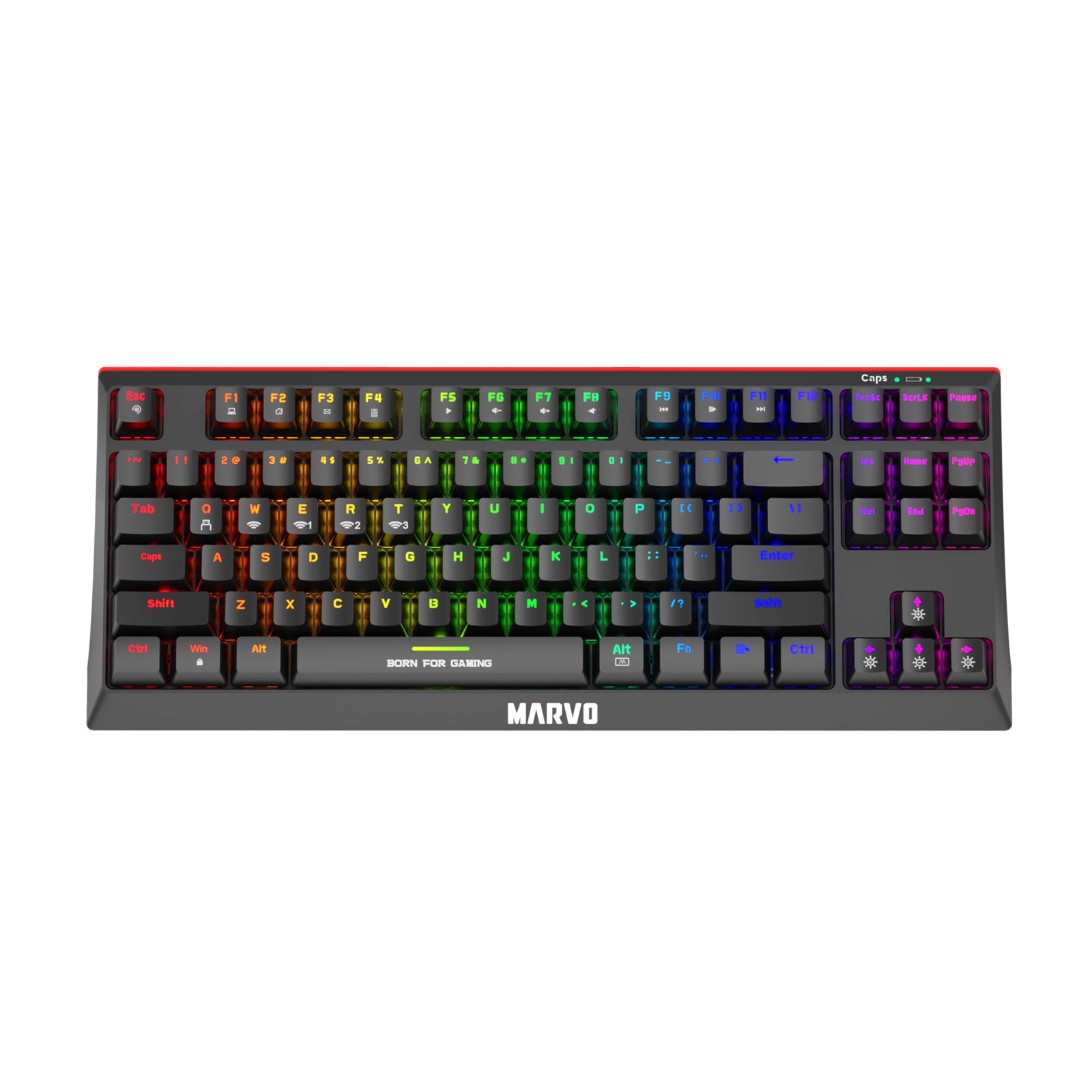 Marvo KG953W TKL Mechanical Gaming Keyboard Red Switch Tri-Mode