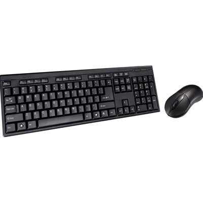 Target KBMS-001 Wired USB Keyboard Mouse Combo - Spill-Resistant Black