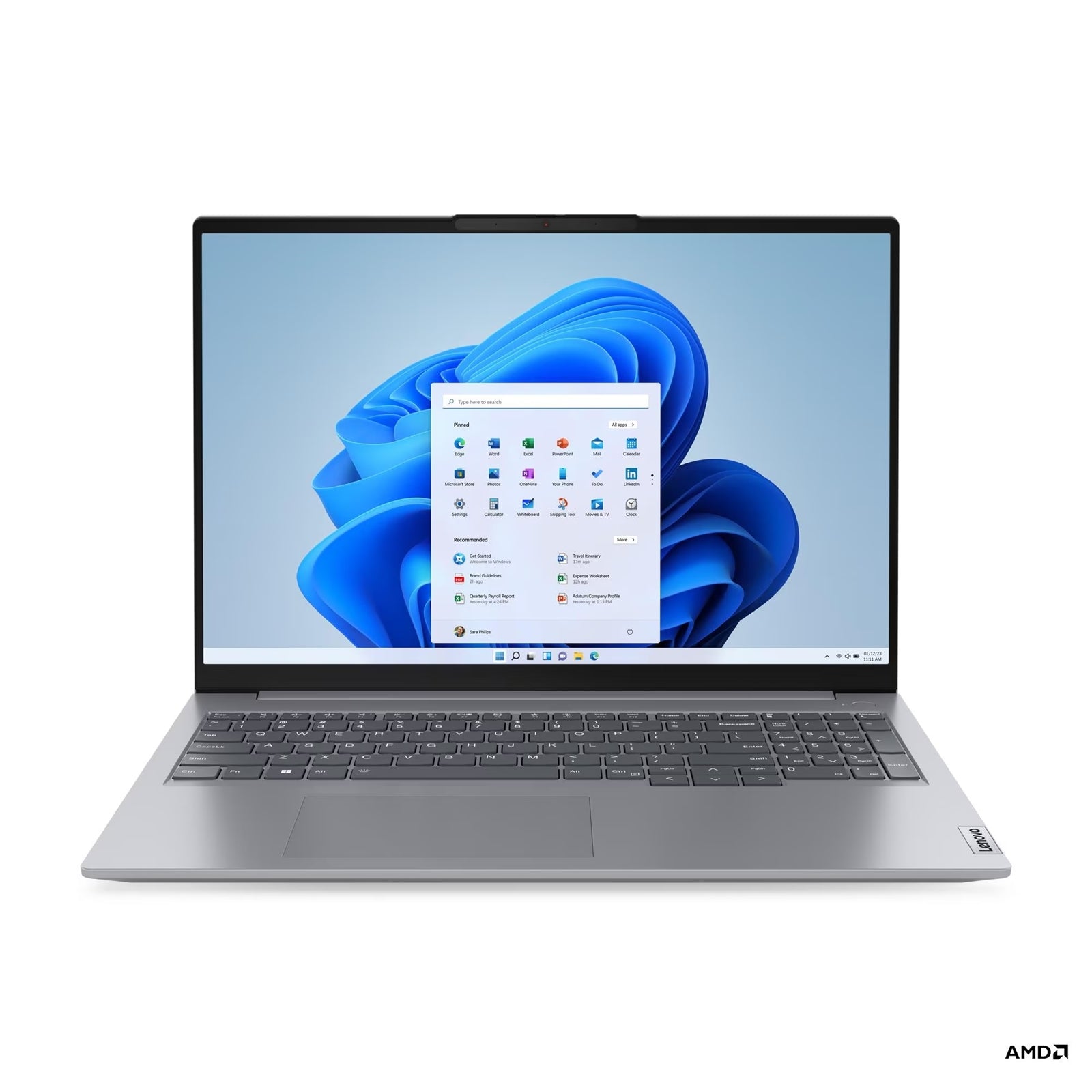 Lenovo ThinkBook 16 Gen 6 Ryzen 3 Laptop 16GB RAM 256GB SSD Arctic Grey