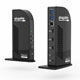Plugable USB-C Triple 4K Docking Station 100W PD 13-Port Desktop