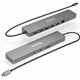Plugable 11-in-1 Aluminum USB-C Docking Station Dual 4K HDMI 100W PD