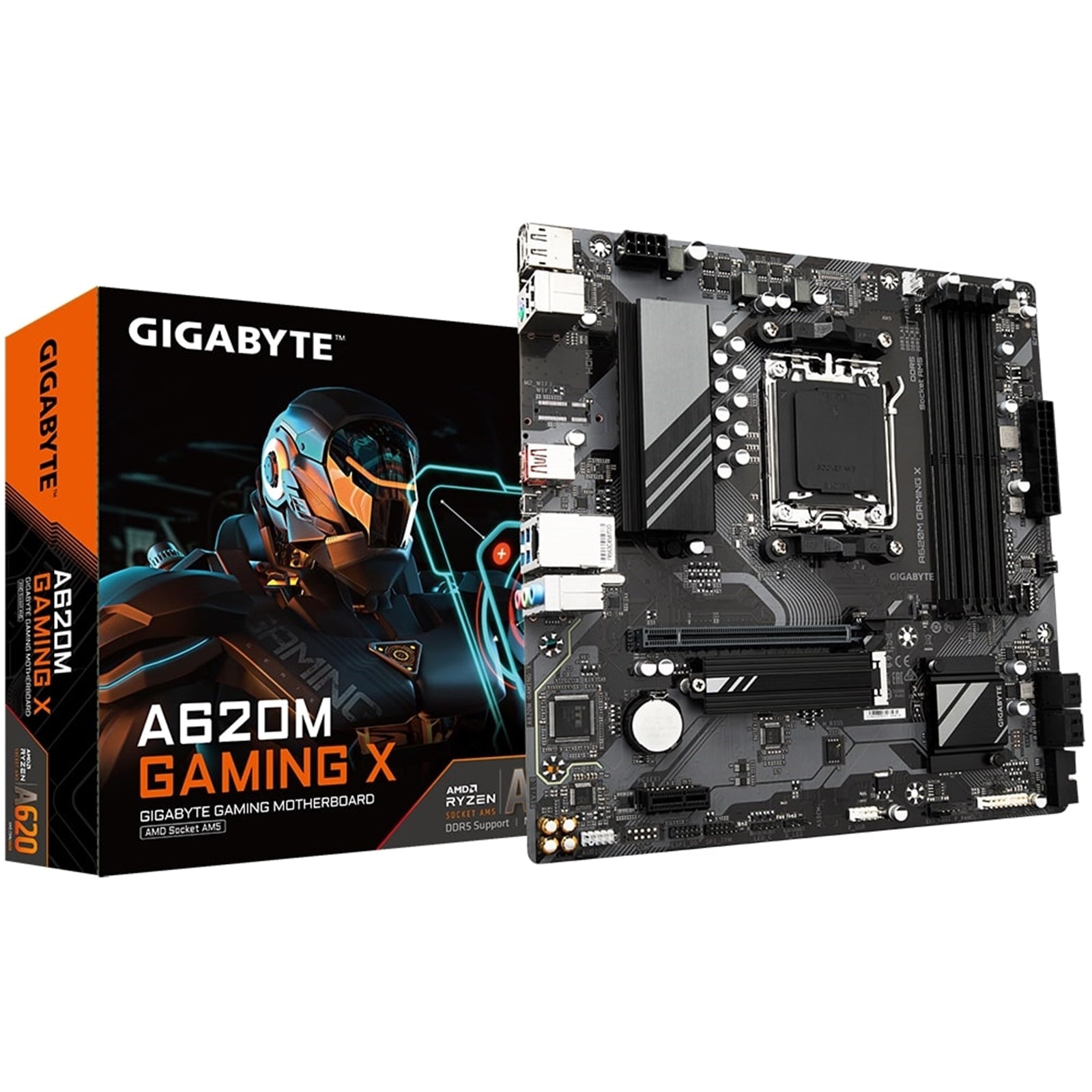 Gigabyte A620M GAMING X AM5 Micro-ATX Motherboard DDR5 6400MHz