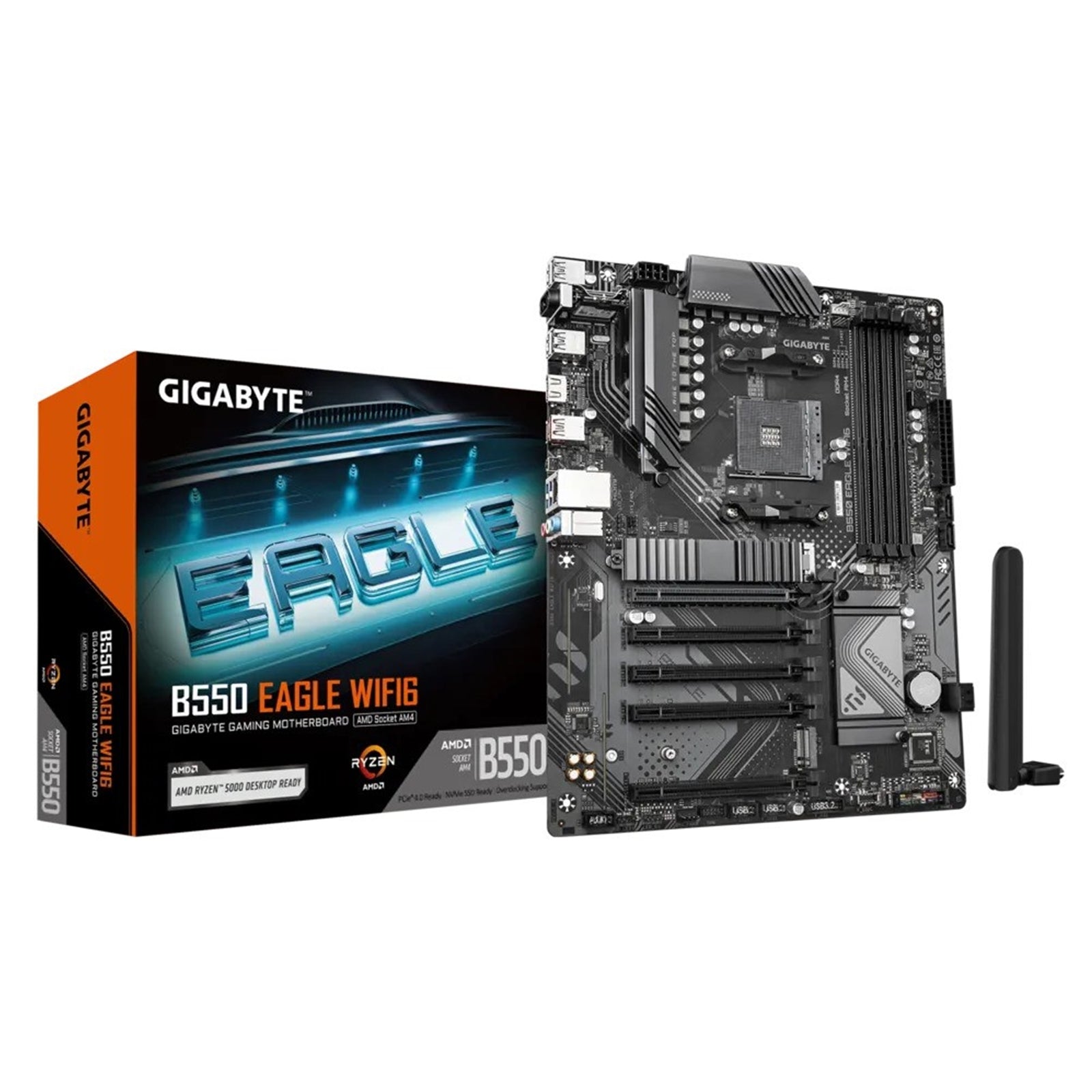 Gigabyte B550 EAGLE WiFi 6 ATX Motherboard - AM4 DDR4 PCIe 4.0