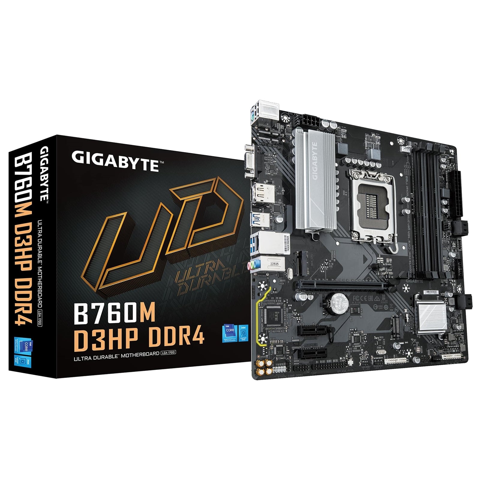 Gigabyte B760M D3HP DDR4 Micro-ATX Motherboard LGA1700 Intel