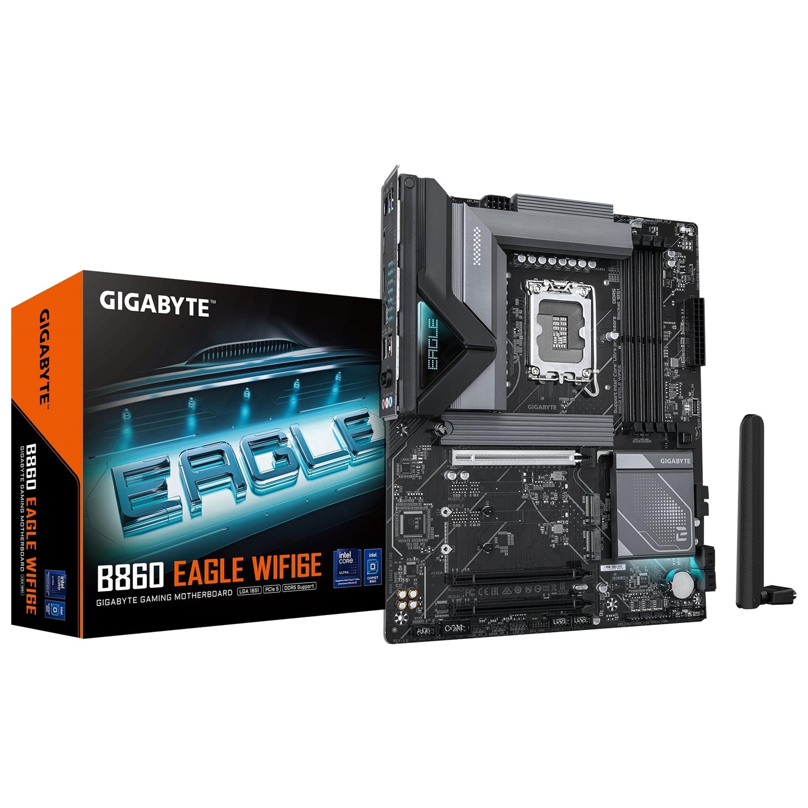 Gigabyte B860 EAGLE WiFi 6E ATX Motherboard LGA1851 DDR5 12-Phase
