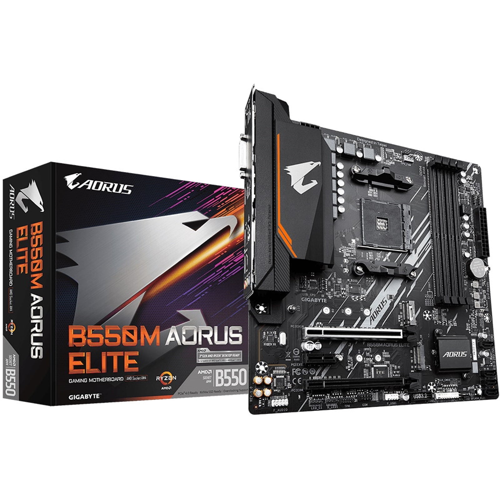 Gigabyte B550M AORUS ELITE AM4 Micro-ATX Motherboard PCIe 4.0
