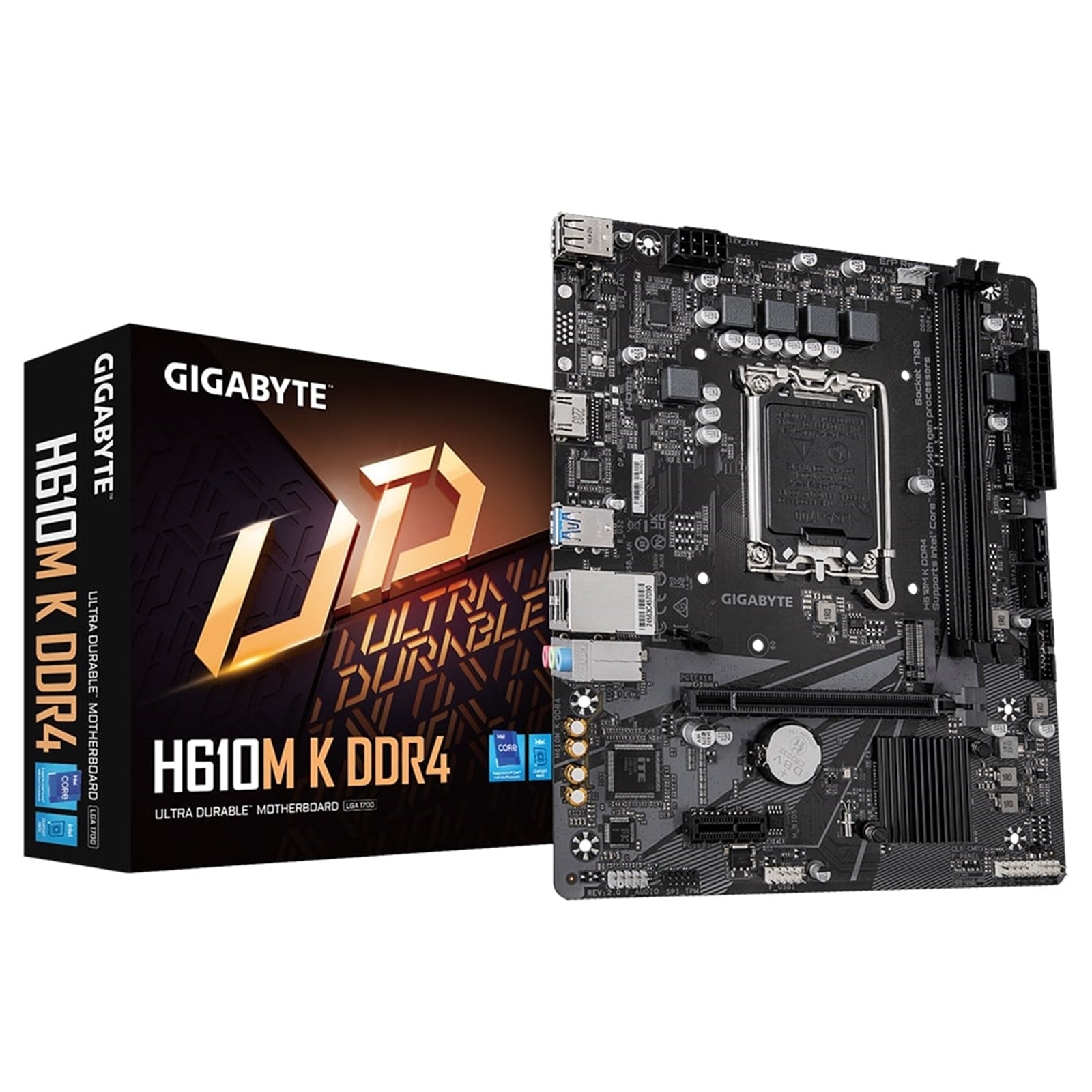 Gigabyte H610M K DDR4 Micro-ATX LGA1700 Motherboard PCIe 4.0