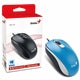 Genius DX-110 Wired USB Mouse - 1000 DPI Optical Blue 3-Button
