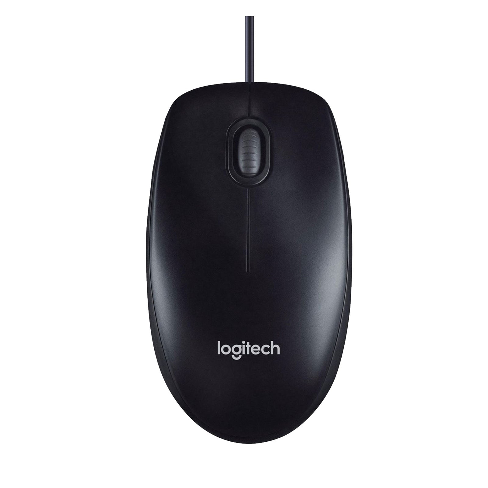 Logitech M90 Wired USB Mouse - 1000 DPI Optical Sensor, Black