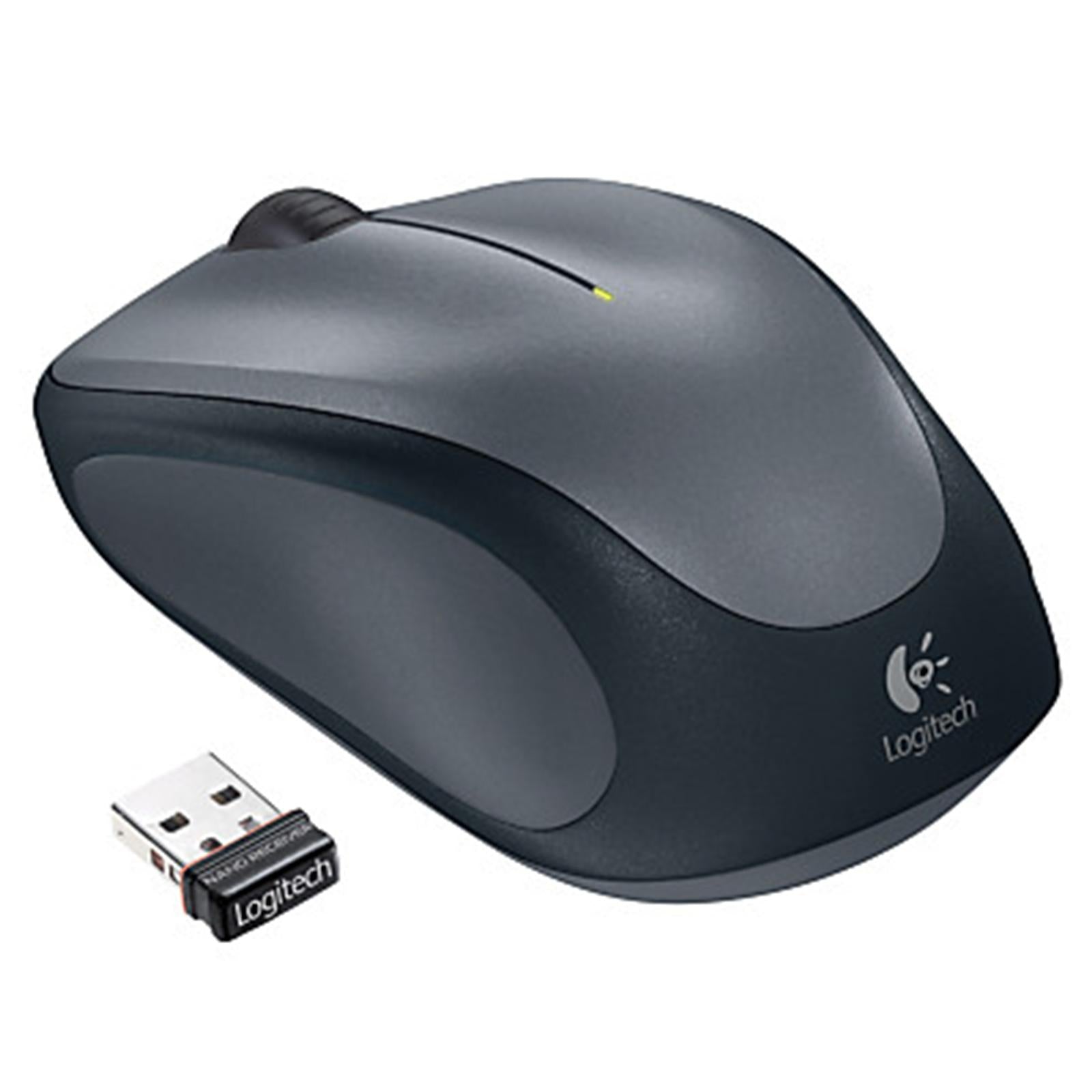 Logitech M235 Wireless Mouse - 1000 DPI Optical Ergonomic Black