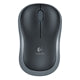 Logitech M185 Wireless Mouse - Optical, 12-Month Battery, Black