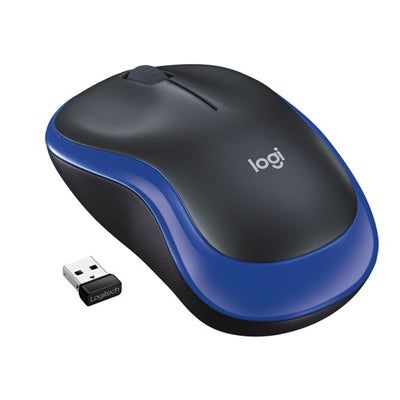 Logitech M185 Wireless Mouse - 1000 DPI Optical, 12-Month Battery