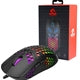 Marvo Scorpion G961 Lightweight Gaming Mouse 75g Honeycomb RGB Black