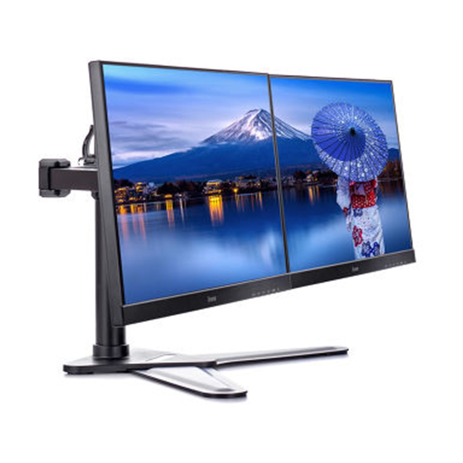 iiyama DS1002D-B1 Dual Monitor Arm - 10-30