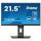 iiyama PROLITE XUB2293HS-B6 22 inch IPS Monitor, Full HD, 1ms, HDMI, DisplayPort, Freesync, 100Hz, Speakers, Black, Internal PSU, Height Adjust, Pivot, ACR, VESA