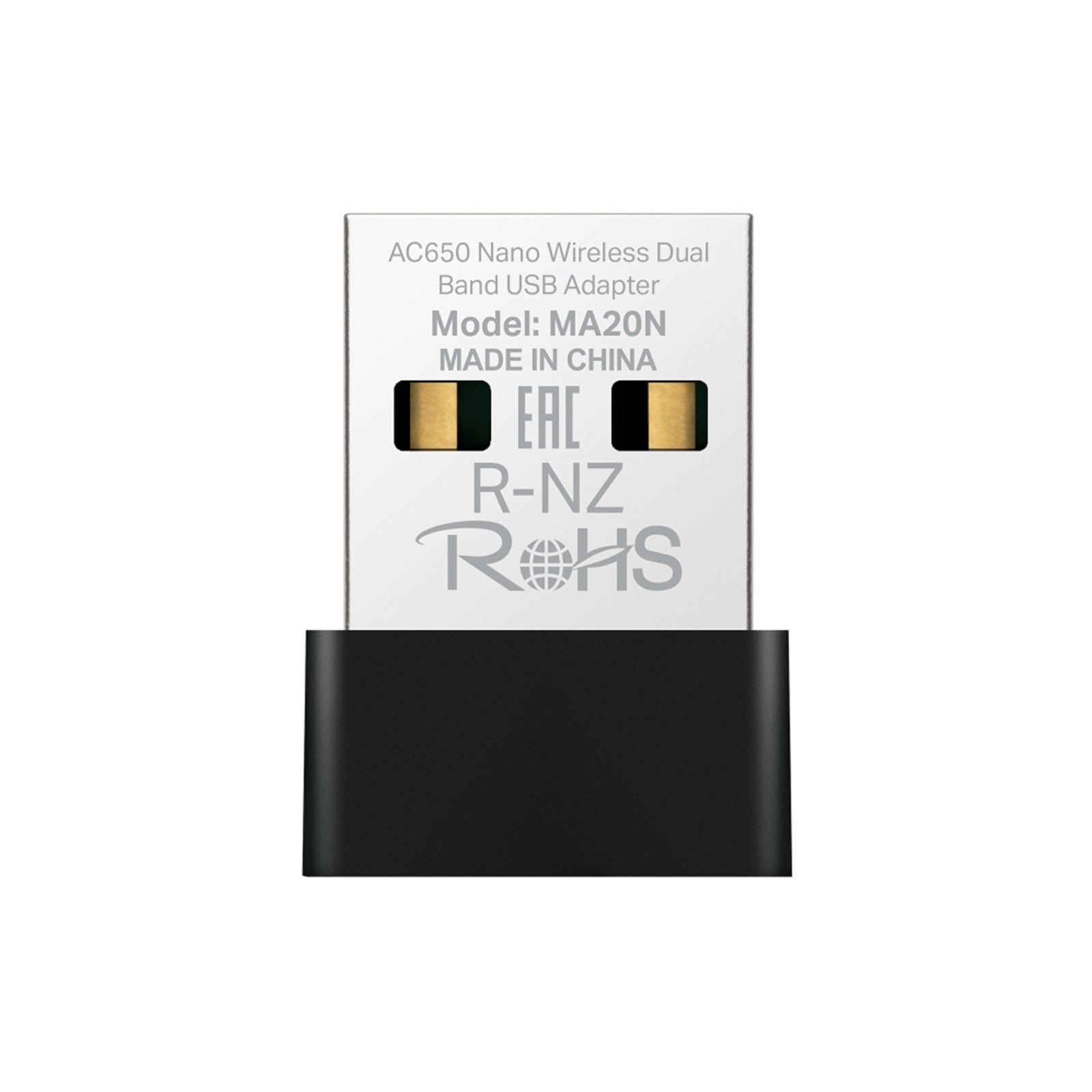 Mercusys MA20N AC650 Nano USB WiFi Adapter - Dual Band 5GHz 2.4GHz