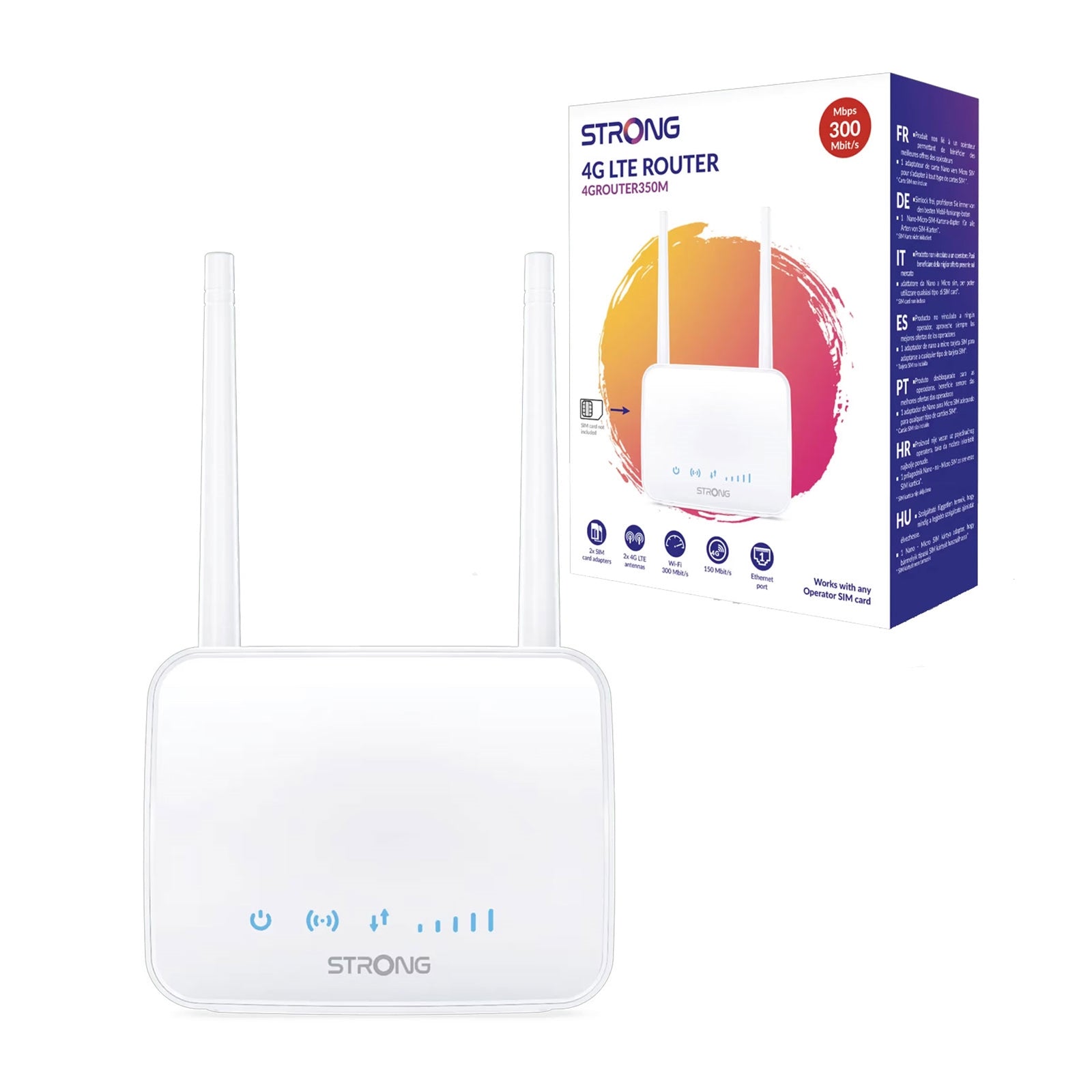 STRONG 4G LTE Router 350M - Unlocked CAT4 300Mbps Mobile Broadband