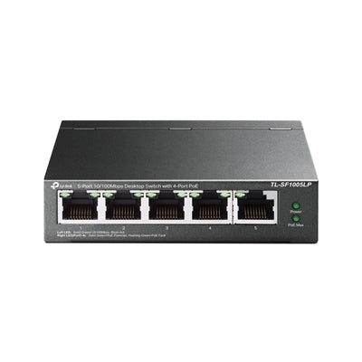 TP-Link TL-SF1005LP 5-Port Metal PoE Switch 41W Desktop Unmanaged