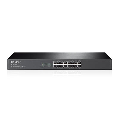 TP-Link TL-SF1016 16-Port Fast Ethernet Metal Rackmount Switch