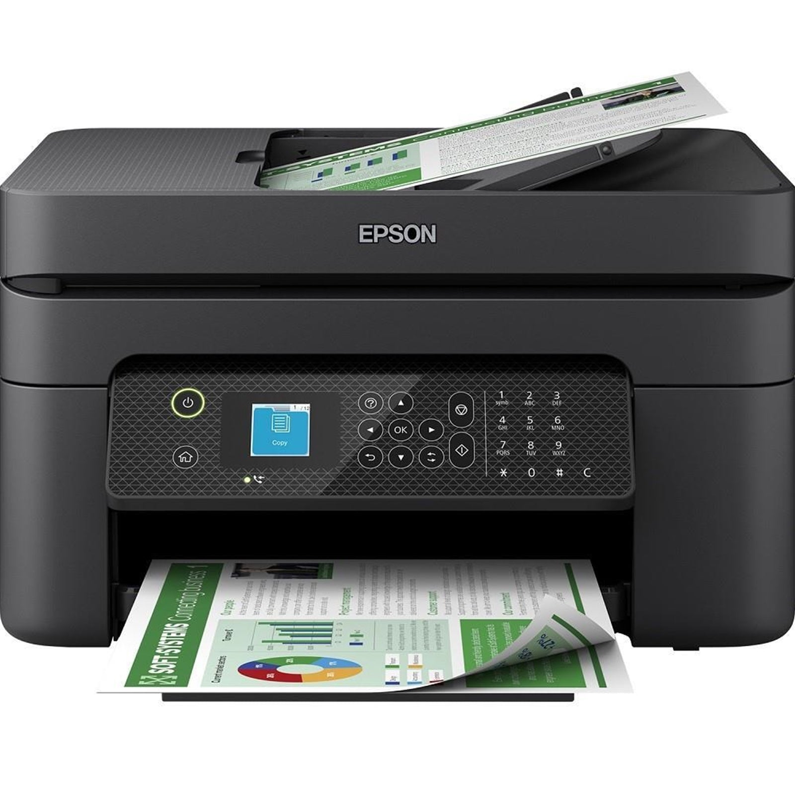Epson WorkForce WF-2930DWF Inkjet Printer - WiFi, Duplex, ADF