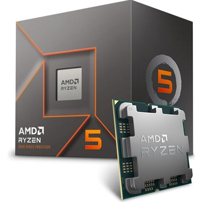AMD Ryzen 5 8400F 6-Core AM5 Processor 4.7GHz Zen 4 Desktop CPU