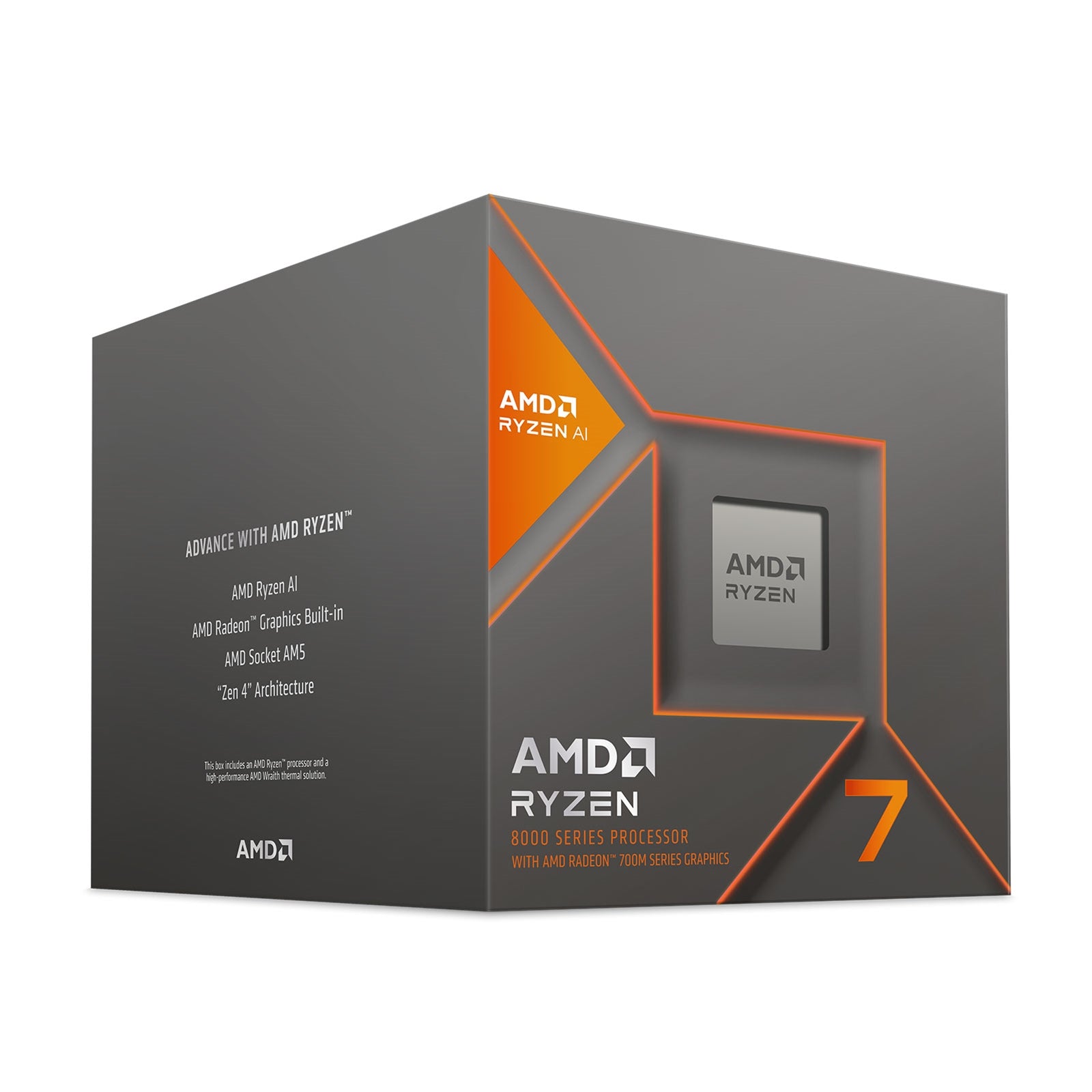 AMD Ryzen 7 8700G AM5 Processor 8-Core 5.1GHz Radeon 780M Graphics