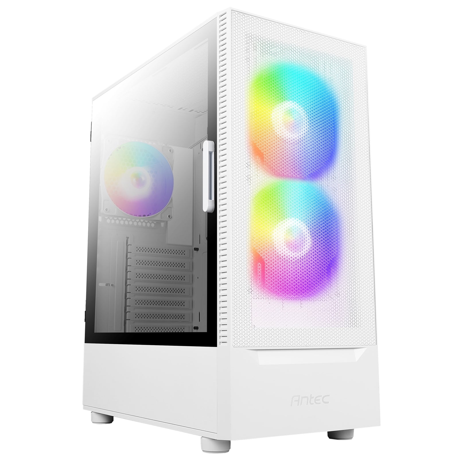 White RGB Gaming PC - Ryzen 7 5800XT, 16GB RAM, Intel Arc B580 12GB, Liquid Cooled