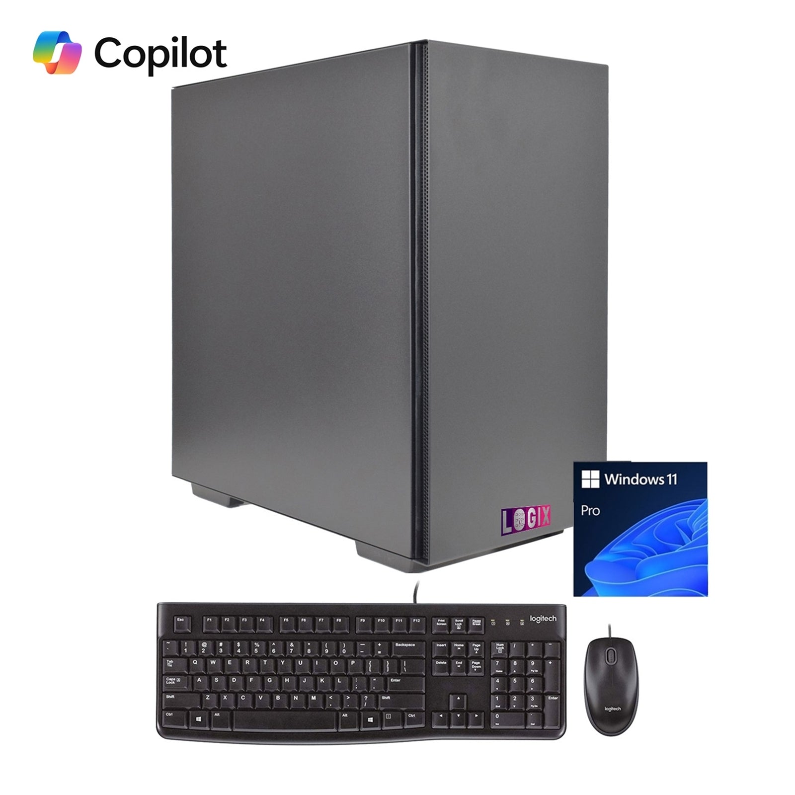LOGIX i3 14th Gen Desktop PC 16GB RAM 500GB SSD Windows 11 Pro