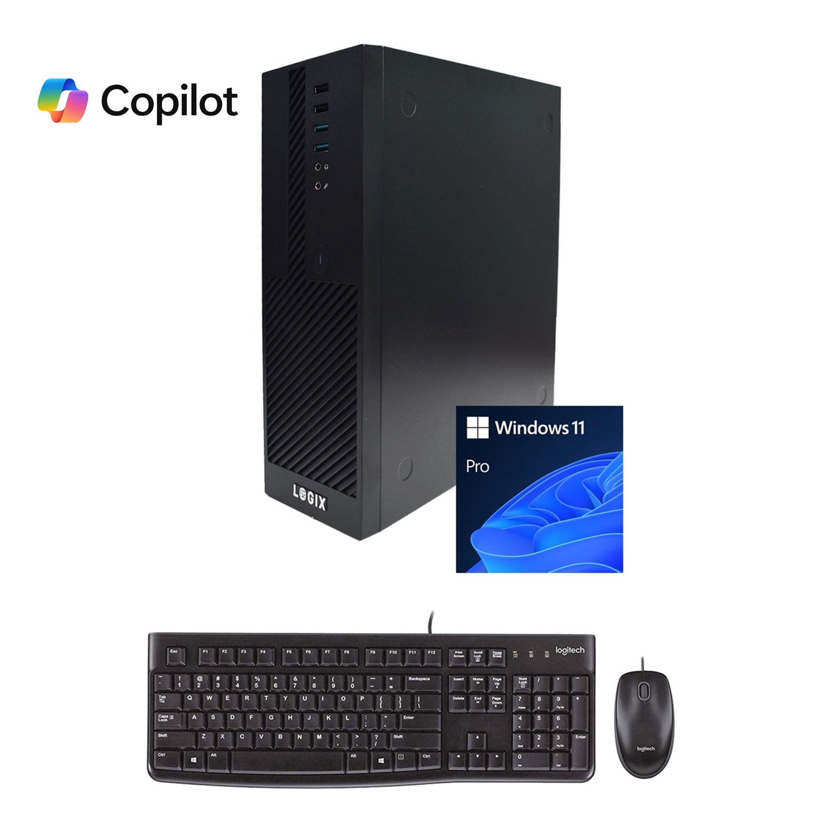 LOGIX i5-14400 SFF Business PC | 16GB RAM, 1TB NVMe, Win 11 Pro