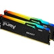 Kingston FURY Beast KF560C36BBE2AK2-32 RGB 32GB (2x16GB) System Memory, DDR5, 6000MHz, Black, 288 Pin, 1.35v, CL36, AMD EXPO Certified