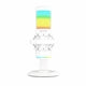 Marvo Scorpion MIC-07 Blast 60 USB RGB Noise Cancelling Wired Gaming Microphone (White)
