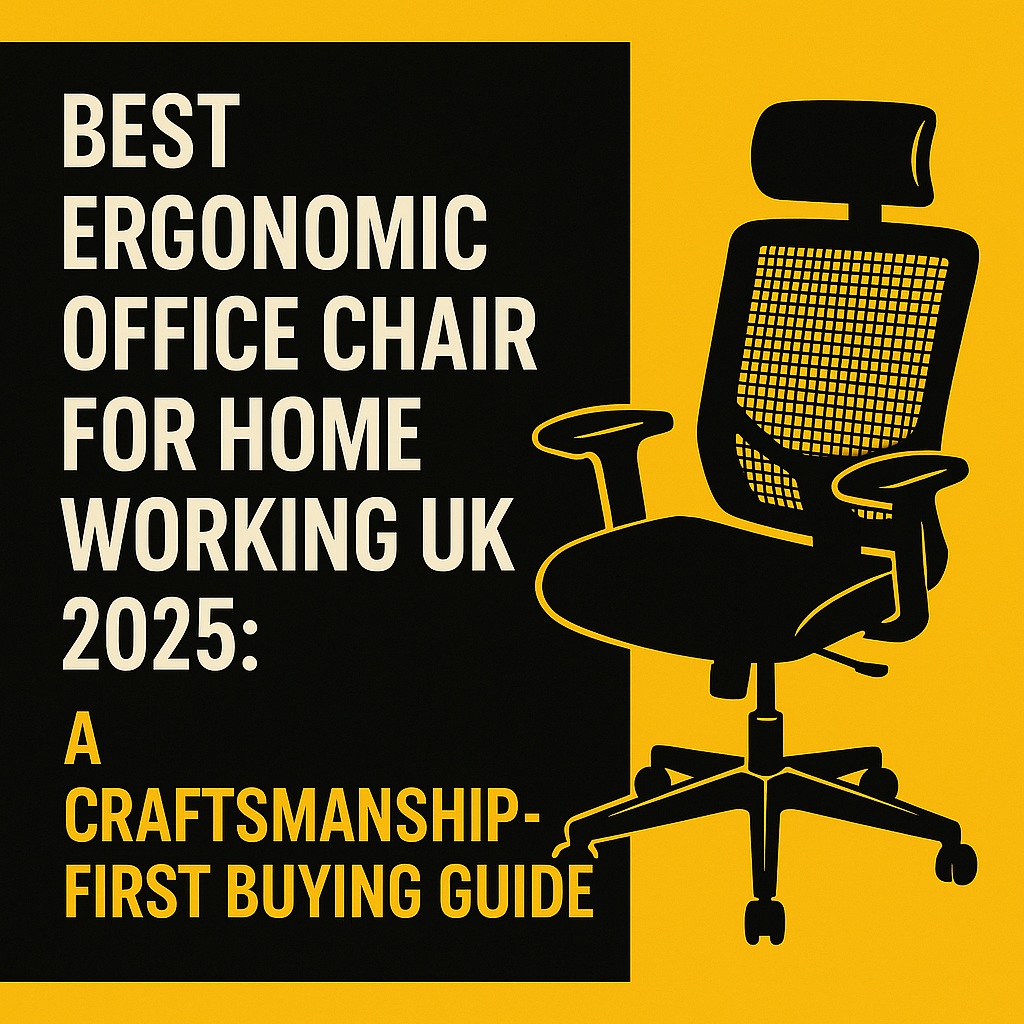 Best ergonomic office chair for home working UK 2025: a craftsmanship-first buying guide