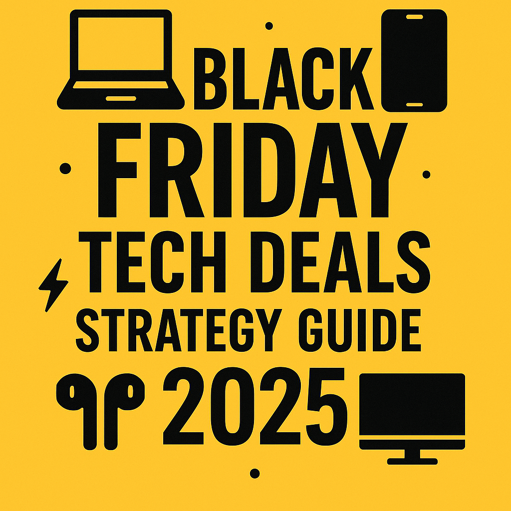 Black Friday tech deals strategy guide 2025