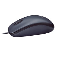 Logitech B100 Optical USB Mouse - 1000 DPI, 3-Button, Black