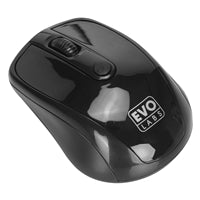 Evo Labs Wireless Mouse 2.4GHz Optical 800 DPI - Gloss Black