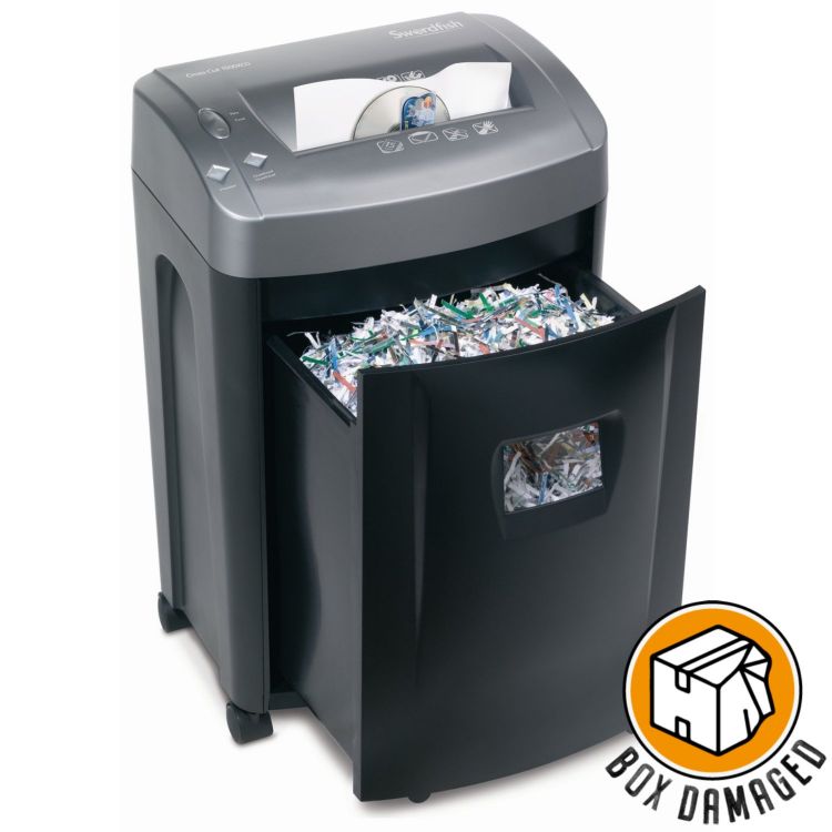 Swordfish BOX DAMAGED - 1500XCD Cross Cut Shredder