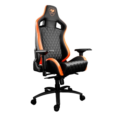 Cougar Armor S Gaming Chair - Steel Frame, 4D Armrests, PVC Leather