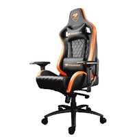 Cougar Armor S Gaming Chair - Steel Frame, 4D Armrests, PVC Leather