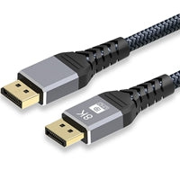 Prevo DP14-2M DisplayPort 1.4 Cable 2m - 8K 60Hz Braided Gold-Plated
