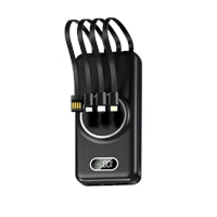 PREVO SP5002 10000mAh Wireless Power Bank Built-in Cables