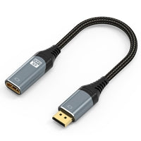 Prevo DisplayPort to HDMI Adapter 4K@60Hz Braided Cable 0.2m