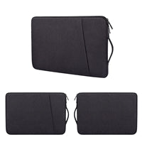 Prevo 14 Inch Laptop Sleeve - Water-Resistant Polyester, Black