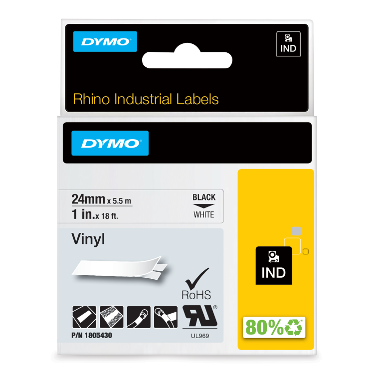 Dymo 1805430 24mm Black on White