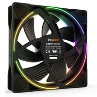 be quiet! Light Wings 120mm Dual-Sided RGB Fan - 1700RPM PWM Black